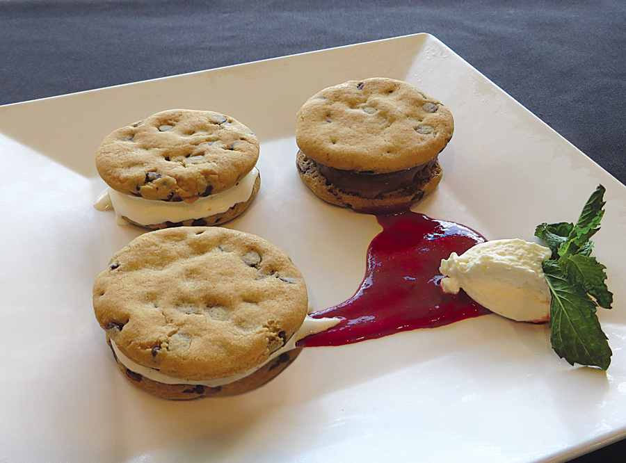 Gelato Slider Desert at Seaside Bar and Grill