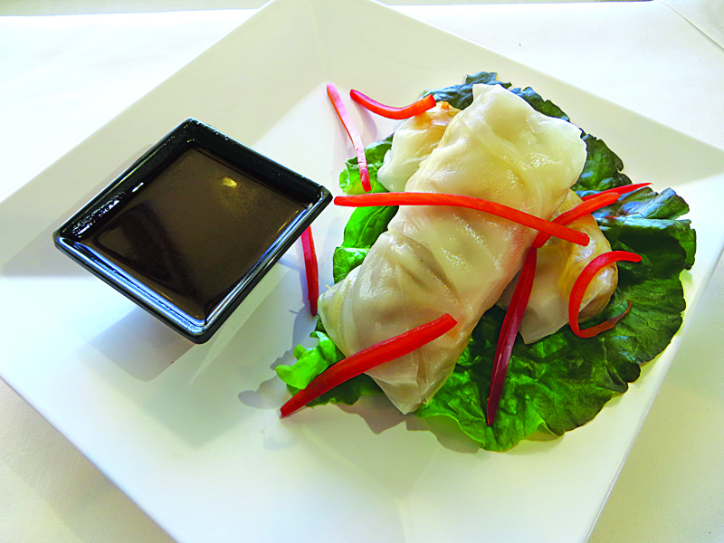 Thai Veggie Wraps at Seaside Bar and Grill